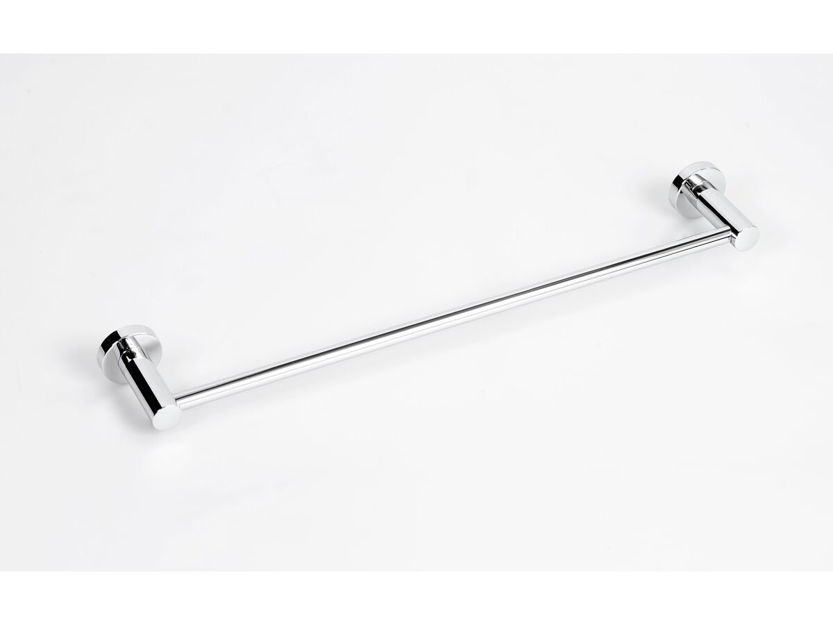 Posh Solus Mk2 Single Towel Rail 750 CP