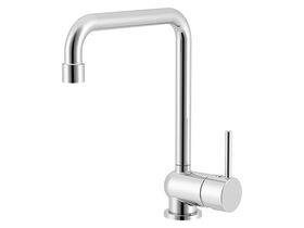 Abey Malibu Q Square Gooseneck Sink Mixer Tap Chrome (4 Star)