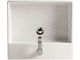 American Standard Heron Square Counter Basin 1 Taphole White