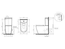 Forma Ccbtw Bk/ln TS Scqr Seat WH (4*)