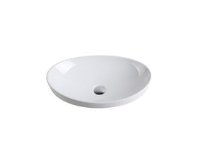 Kado Neue Oval Semi Inset Basin No Taphole 560mm