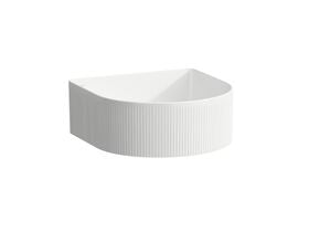 LAUFEN Sonar Textured Above Counter Basin 340mm x 340mm White