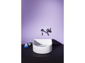 LAUFEN Sonar Textured Above Counter Basin 340mm x 340mm White