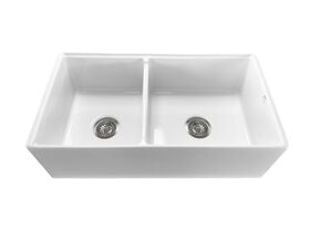 Memo Harper 1 3/4 Butler Sink Fireclay White