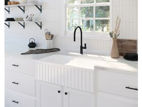 Memo Harper 1 3/4 Butler Sink Fireclay White