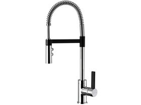 Methven Gaston Sink Mixer Tap Black / Chrome 3 Star