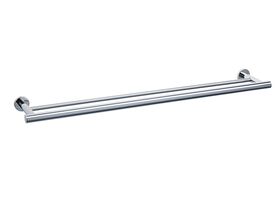 Mizu Drift Double Towel Rail 600mm Chrome