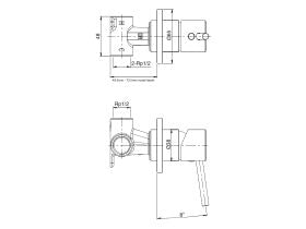 Mizu Drift MK2 Shower Mixer Kit Matte Black