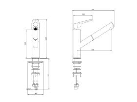 Posh Solus MK3 Sink Mixer Tap Pull Out Chrome (4 Star)