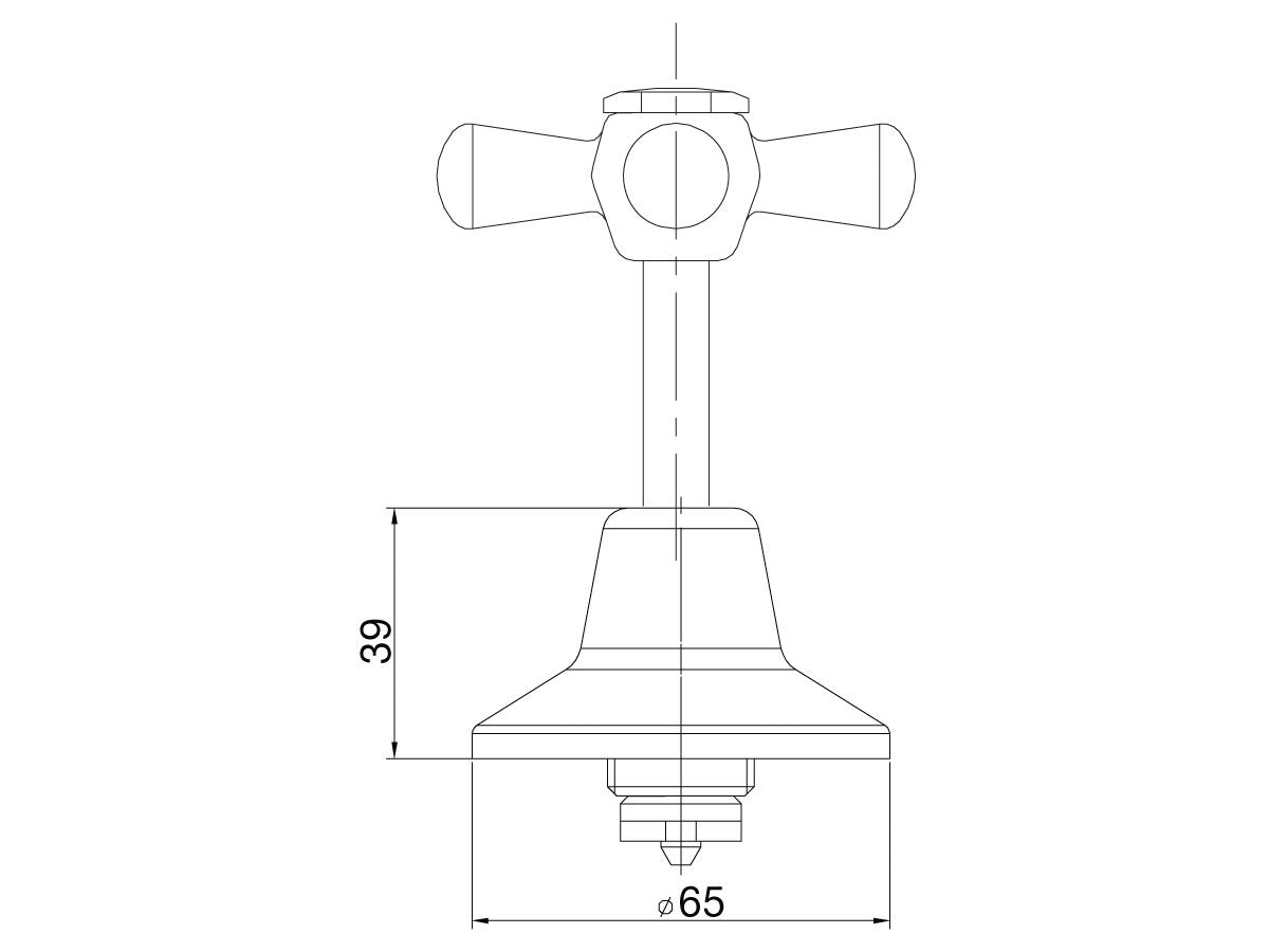 Posh Bristol Wall Top Assy CP